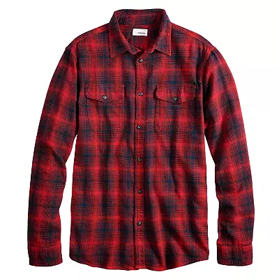 Sonoma Classic Plaid Flannel Shirt