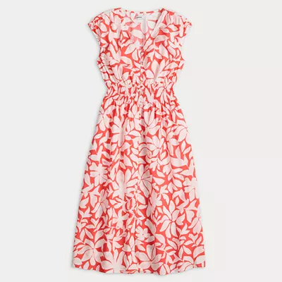 Sonoma Floral Print Midi Dress