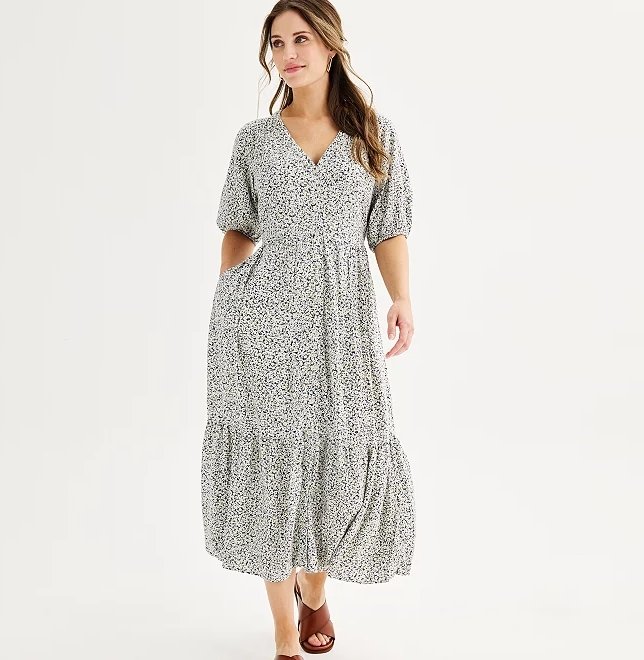 Sonoma Midi Wrap Dress