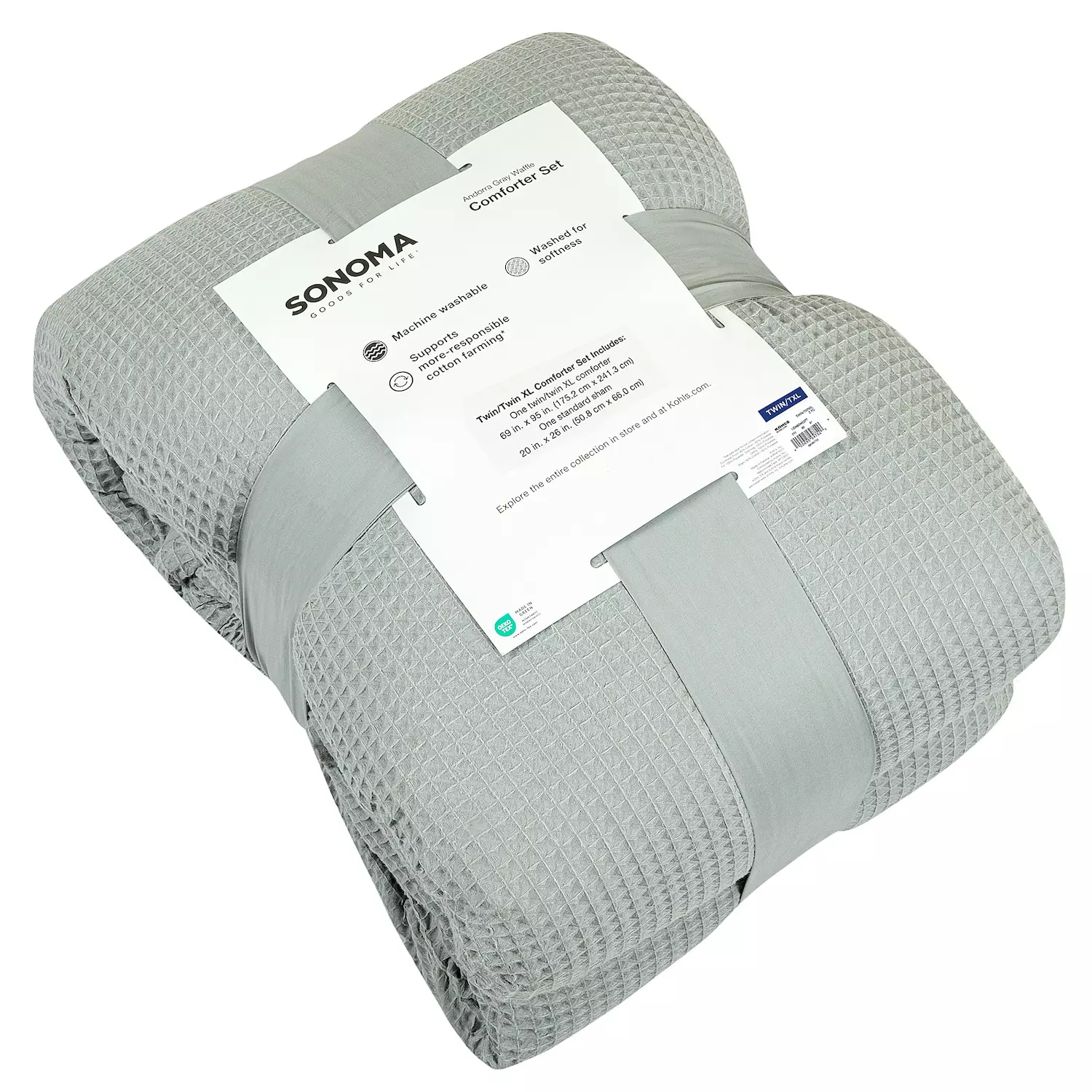 Sonoma Cotton Waffle Comforter